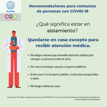 Coronavirus. Contacto cercano 3