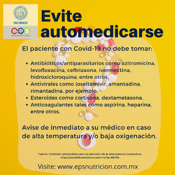 Evite automedicarse