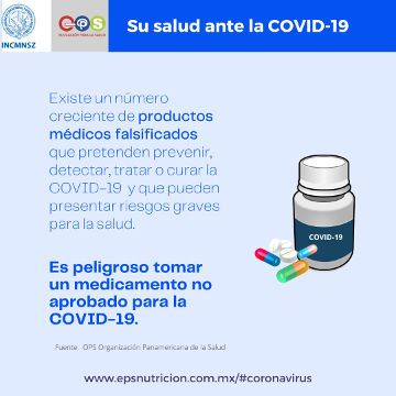Coronavirus. Medicamentos falsos