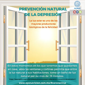 Coronavirus. Prevención natural de la depresión
