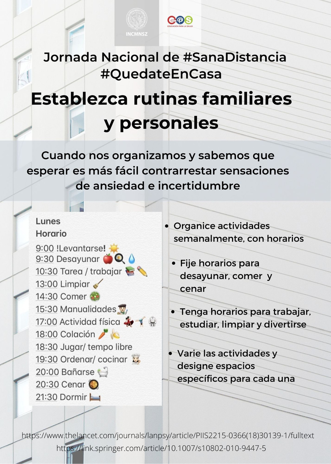 Coronavirus. Rutina 2