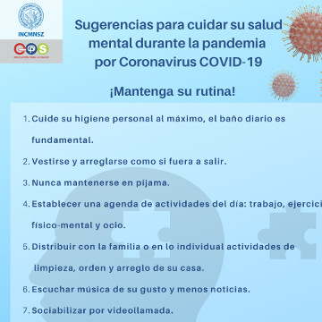 Coronavirus. Salud mental