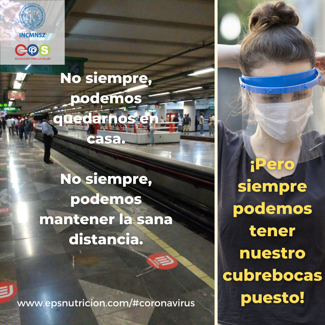 Coronavirus. Use siempre cubrebocas