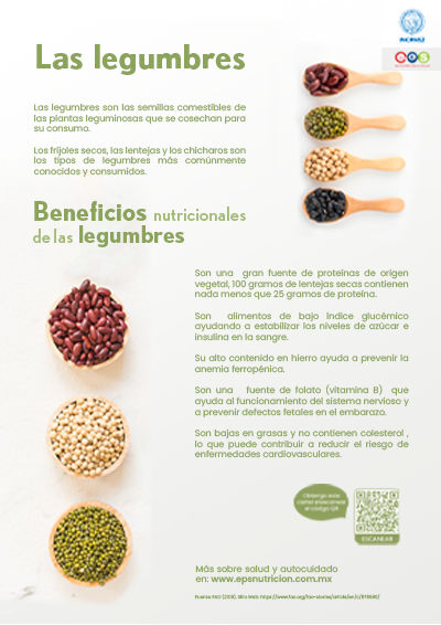 Beneficios nutricionales de las legumbres