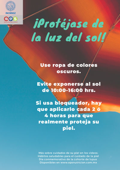 Protéjase de la luz del sol