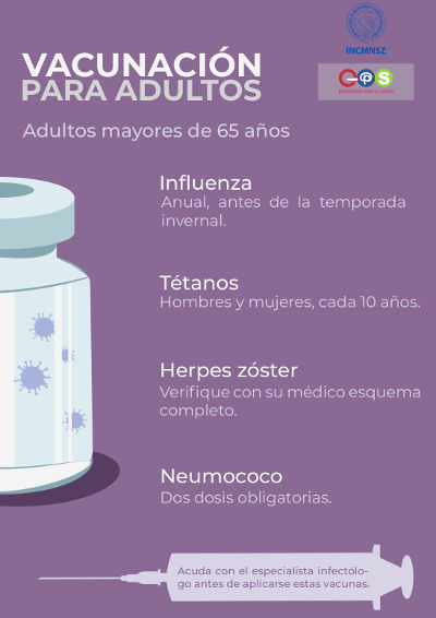 Vacunación para adultos mayores